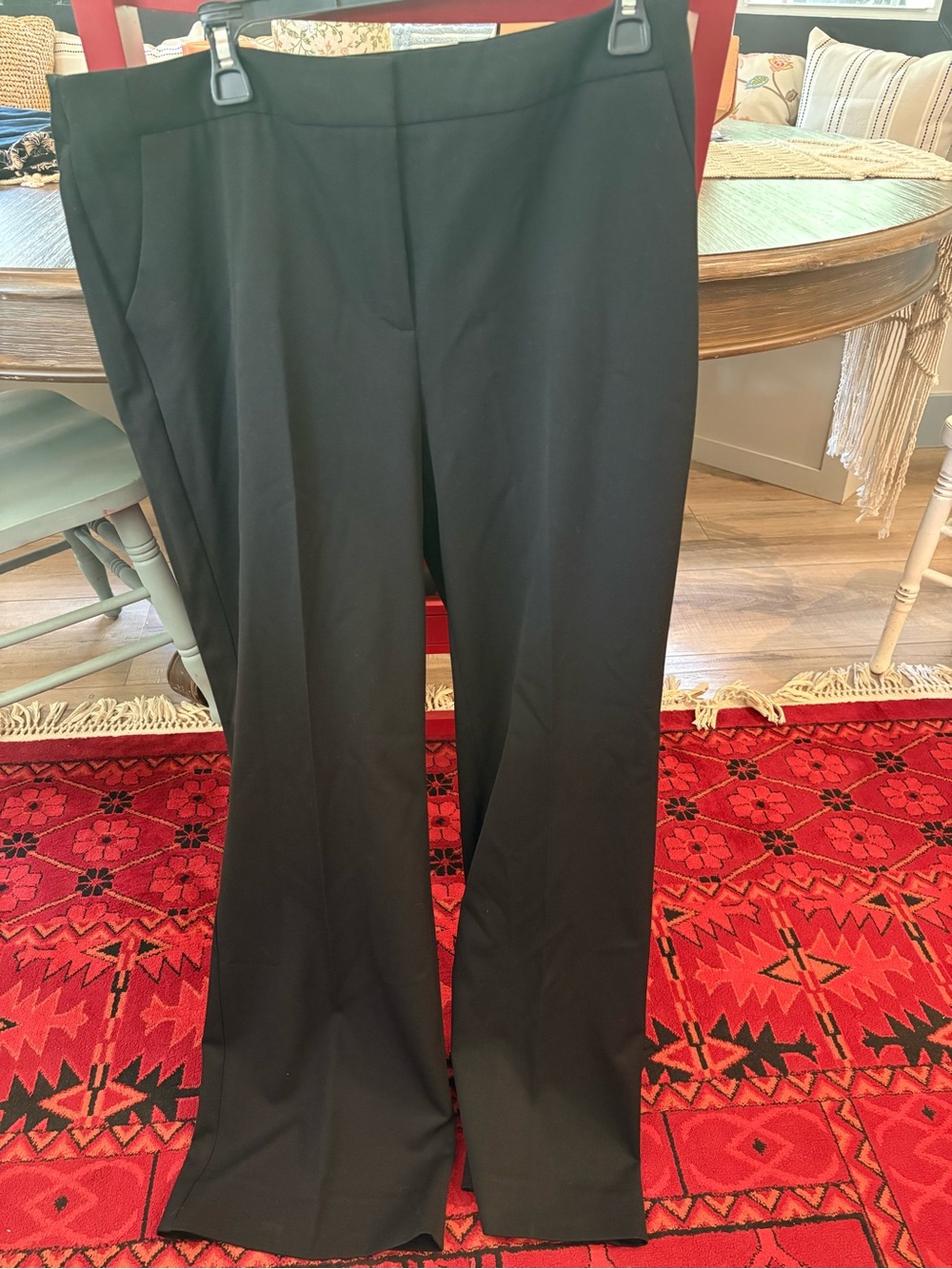 Chico's Black Semi-Wide leg Dress/Work Pants Size 25 (U.S. 14)